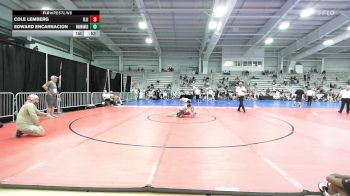 90 lbs Rr Rnd 2 - Cole Lemberg, Illinois Menace vs Edward Encarnacion, Warhawks