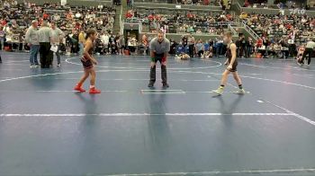 80 lbs Champ. Round 1 - Breckin Wittenburg, Immortal Athletics WC vs Kash Kappius, Nebraska Boyz