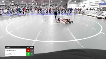 85 lbs Rr Rnd 2 - Jaxon Aberegg, The Wrestling Mill vs AJ Ayers, Patriot USA Wrestling Club