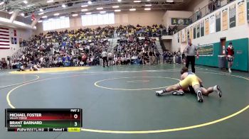 150 lbs Champ. Round 1 - Michael Foster, VALLEY FORGE vs Brant Barnard, WOOSTER