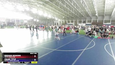 77 lbs Cons. Round 1 - Bridger Sessions, Uintah Wrestling vs Fisher TITUS, Defiant Wrestling Club