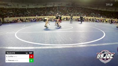 92 lbs Round Of 16 - Shawn Coffel, NB Elite vs Jj Reeves, Midwest City Bombers Youth Wrestling Club