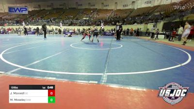 131 lbs Consolation - Jason Maxwell, Del City Little League vs Mason Moseley, Raw Wrestling Club