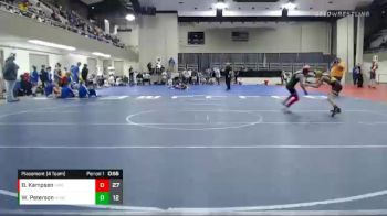 84 lbs Placement (4 Team) - Bryson Kampsen, Wabasso vs Wyatt Peterson, Roseau