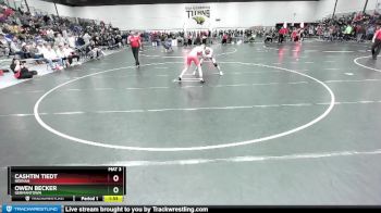 126 lbs Champ. Round 2 - Owen Becker, Germantown vs Cashtin Tiedt, Neenah