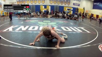 150 lbs Round 4 (8 Team) - Sawyer Rees, SOWA vs Liam Leggett, LG Maroon