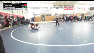 120 lbs Semifinal - Keira Sale, Northgate vs Svea Gonzalez, Benicia