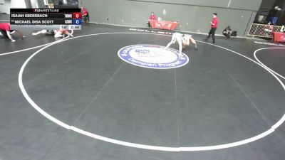 150 lbs Cons. Quarters - Isaiah Ebersbach, Titan Mercury Wrestling Club (TMWC) vs Michael Disa Scott, Golden State Wrestling Club