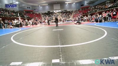 73 lbs Round Of 16 - Arwen Frisby, Skiatook Youth Wrestling vs Carter Herandy, Mcalester Youth Wrestling