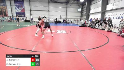 142 lbs Rr Rnd 2 - Anthony Juarez, Team Germantown vs Max Furman, III, Buffalo Valley Black