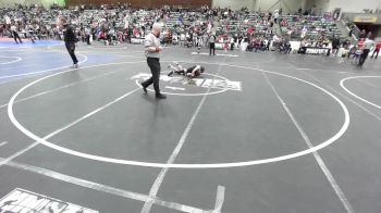 77 lbs Semifinal - Eligh Reynolds, Wrightwood Wrestling Club vs Jaxon Nye, Fighting Squirrels