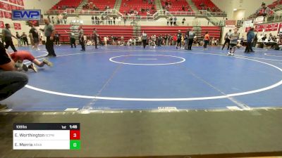 106 lbs Rr Rnd 3 - Ethan Worthington, South Central Punisher Wrestling Club vs Elijah Morris, Arkansas