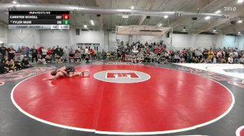 190 lbs Champ. Round 2 - Tyler Muir, Erie vs Carsten Scholl, Cheyenne Central