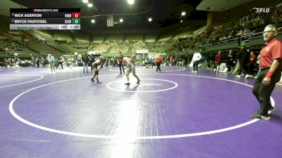 132 lbs Semifinal - Nick Agerton, Frontier vs Bryce Pasvogel, Clovis North