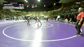 132 lbs Semifinal - Nick Agerton, Frontier vs Bryce Pasvogel, Clovis North