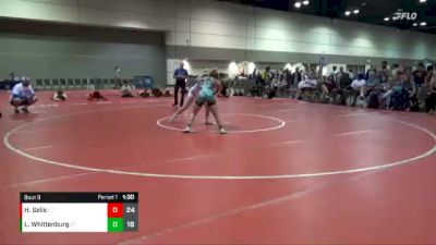 135 lbs Finals (8 Team) - Lily Whittenburg, STL YELLOW vs Haylee Selis, MXW Purple