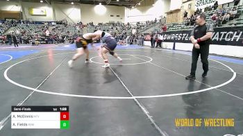 285 lbs Semifinal - Aiden McGinnis, Mountain View vs Ashton Fields, Redmond High School