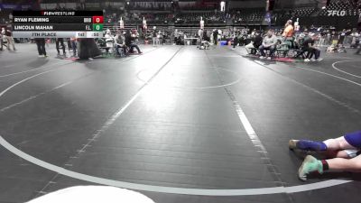 85 lbs 7th Place - Ryan Fleming, Bridgewater vs Lincoln Mahan, F.l.o.w.