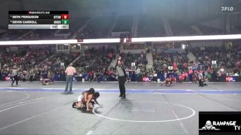 70 lbs Cons. Round 1 - Karrah Leonard, Maize vs Jayden Dawson, Bourbon County