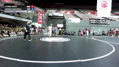 113 lbs Lytning Hazen, MDWA - Mount Diablo Wrestling Association vs Antonio Garaventa, CMWA - Coastal Mountain Wrestling Association