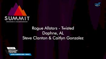 Rogue Allstars - Twisted [2025 L5 Senior Coed - Small Prelims] 2025 The D2 Summit