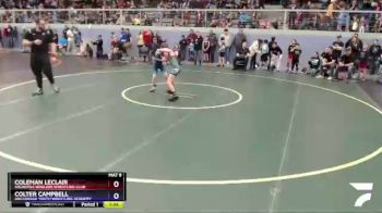 74 lbs Round 1 - Colter Campbell, Anchorage Youth Wrestling Academy vs Coleman LeClair, Soldotna Whalers Wrestling Club