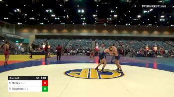 165 lbs Consolation - Drake McKee, UN-Texas Wesleyan vs RJ Bingham, UN-Utah Valley