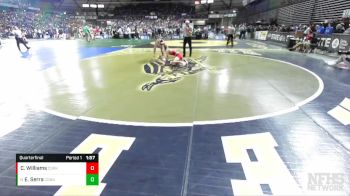 1A 120 lbs Quarterfinal - Eliuth Serra, Connell vs Cooper Williams, Castle Rock