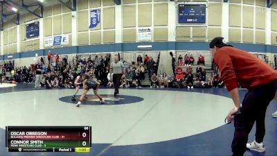 68 lbs Round 2 (4 Team) - Oscar Obregon, Bulldog Premier Wrestling Club vs Connor Smith, Penn Wrestling Club