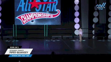 Dynamic Dance - Piper Quansey [2025 Mini - Solo - Jazz Day 2] 2025 ASCS Dance Grand Nationals & Cheer Showdown