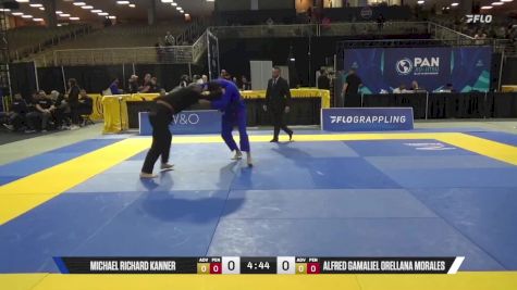 Alfred Gamaliel Orellana Morales vs Michael Richard Kanner 2025 Pan Jiu Jitsu IBJJF Championship