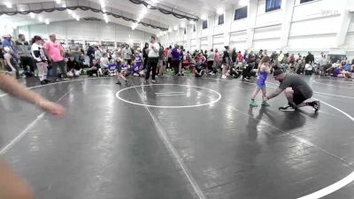 50 lbs Round Robin 1 - Loftynn Malcolm, Backyard Barbies Purple vs Sofia Husk, Pheonix Wrestling-Girls