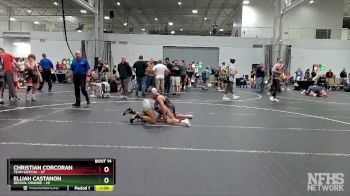 92 lbs Round 5 (6 Team) - Elijah Castanon, Revival Orange vs Christian Corcoran, Team Gotcha