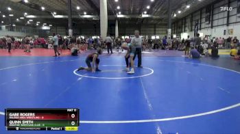 106 lbs Round 3 (3 Team) - Gabe Rogers, RALEIGH AREA WRESTLING vs Quinn Smith, IRONTIDE WRESTLING CLUB