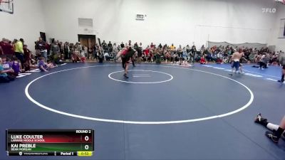 88-91 lbs Round 2 - Kai Preble, Dean Morgan vs Luke Coulter, Laramie Middle School