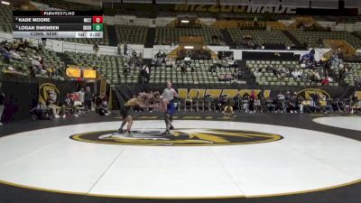 133 lbs Cons. Semi - Kade Moore, Missouri vs Logan Swensen, South Dakota State