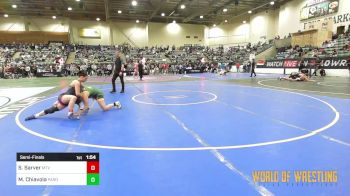 127 lbs Semifinal - Sophie Sarver, Mountain View vs Maya Chiavola, Paradise