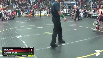 160 lbs Semifinal - Madelyn Grube, NBWC vs Rylie Egan, Mason WC