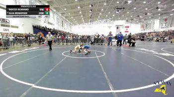 75 lbs Quarterfinal - Rocco Scarano, Dolgeville Youth Wrestling Club vs Illia Momotiuk, Spencerport Jr Rangers Wrestling Club