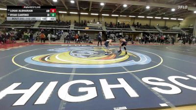 113 lbs Consi Of 8 #1 - Louai Alsharabi, Aquidneck Island Wrestling vs Ryan Cantino, South Kingstown