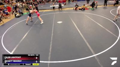 132 lbs Cons. Round 2 - Joseph Pontrelli, IL vs Alex Ogle, MN