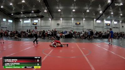 120 lbs Round 2 (6 Team) - Lukas Smith, All American vs Luke Kaufman, Ohio Valley