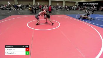 132 lbs Round Of 64 - Tyler Campbell, Top Gun WC vs Trevor Wilson, Lake Stevens