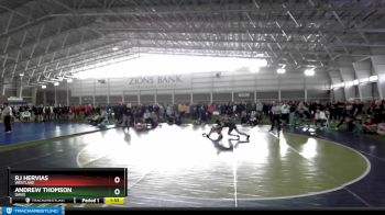 126 lbs Quarterfinal - RJ Hervias, Westlake vs Andrew Thomson, Davis