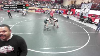 165 lbs Quarterfinal - Samson Castillo, Bishop Kelly High School vs Ashton Danielson, Mountain View High School