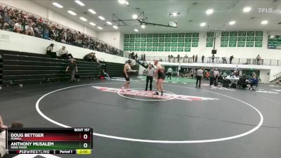 285 lbs Champ. Round 2 - Anthony Musalem, Wind River vs Doug Bettger, Powell