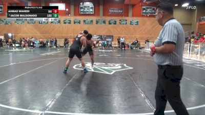 285 lbs Champ. Round 1 - Jacob Maldonado, San Joaquin Delta College vs Ahmad Wahedi, Sacramento City College