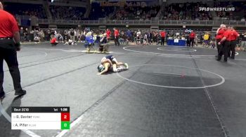 75 lbs Final - Bronsyn Baxter, Forest Hills vs Angelo Pifer, Plum