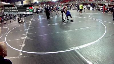 160 lbs Cons. Round 2 - Kohlsen Grape, CWO vs Colt Roberson, Garden County Wrestling Club