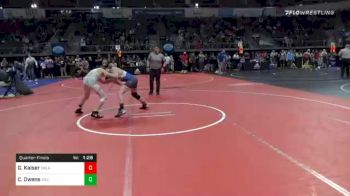 111 lbs Quarterfinal - Garon Kaiser, Oklahoma Wrestling Academy vs Cody Owens, Abilene Kids